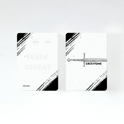 Crit Tome - The Ultimate Campaign Keepsake - B&W LAUNCH EDITION